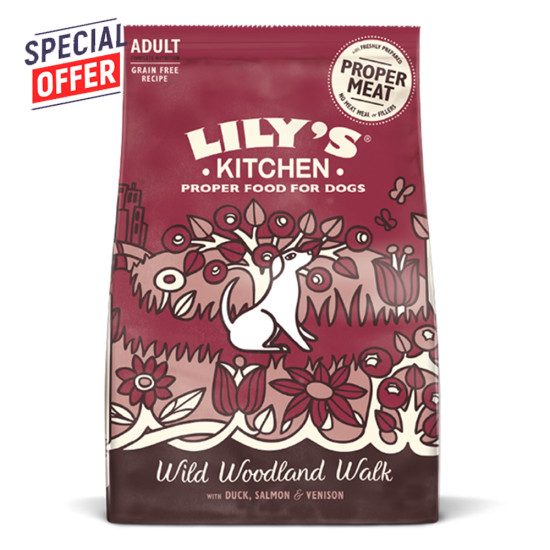 【特價】Lily's Kitchen 無穀物鴨肉鹿肉成犬糧 2.5kg (賞味期限：2024年12月1日)