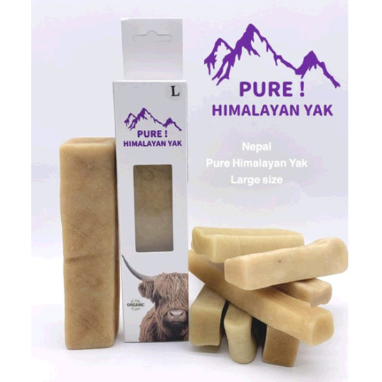 【特價】Pure Himalayan Yak 喜馬拉雅山有機犛牛芝士骨 (大) (賞味期限：2024月12月31日)