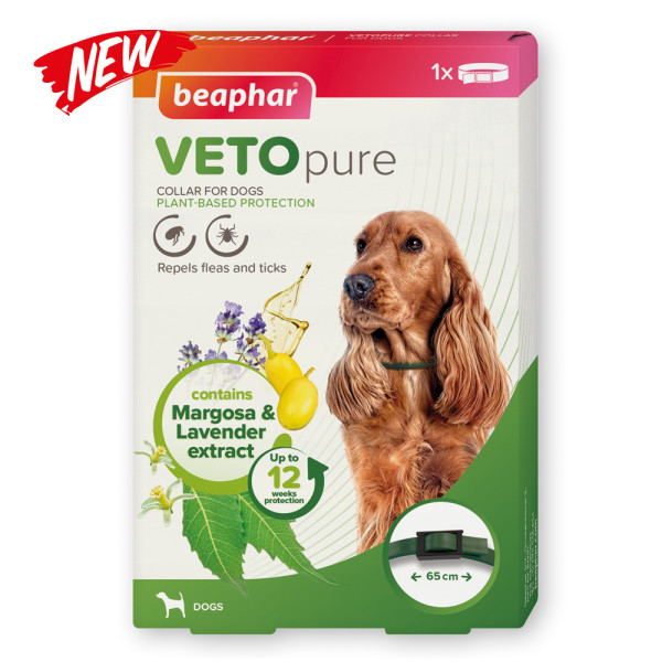 Beaphar VETO pure 犬用防蚊, 蜱, 虱 3合1 頸帶 (有效期3個月)