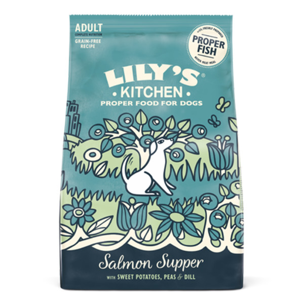 Lily's Kitchen 無穀物三文魚成犬糧 2.5kg