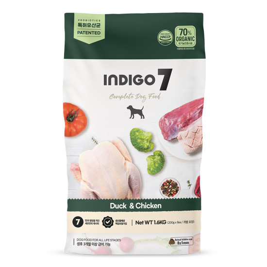 Indigo 7 鴨肉+雞肉抗敏配方全犬糧