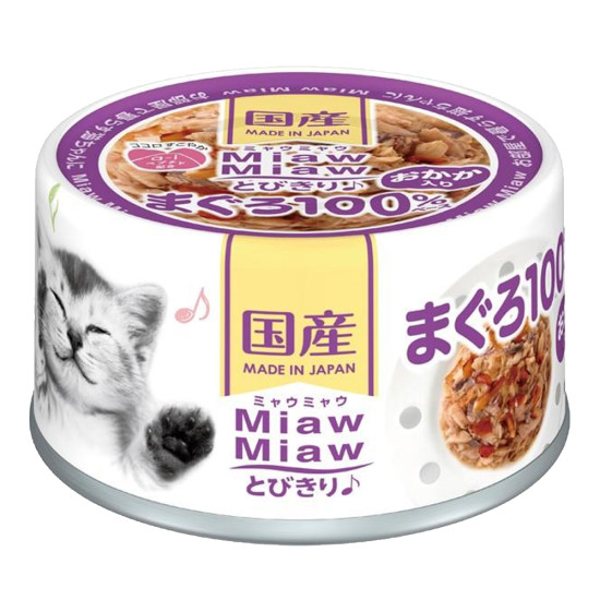 Aixia Miaw Miaw 貓罐 - 吞拿魚+鰹魚 60g